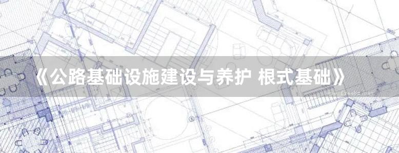 《公路基础设施建设与养护 根式基础》殷永高